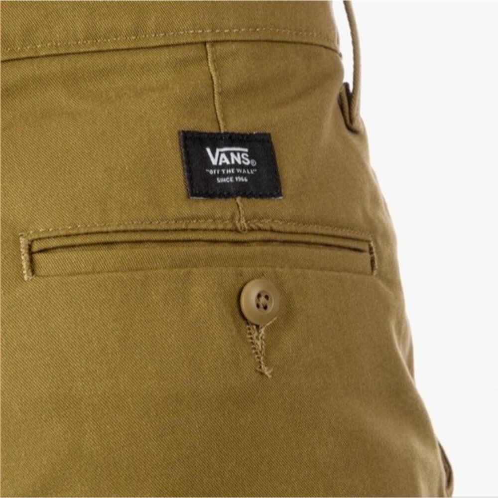 Vans Authentic Chino Men Waist Size 28 Relaxed Pants Golden Brown 022026 - Picture 5 of 8